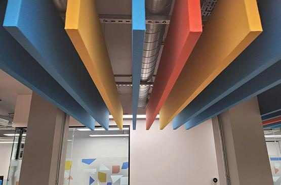 Akustik Kumaş Kaplı Baffle Ve Yüzer Panel